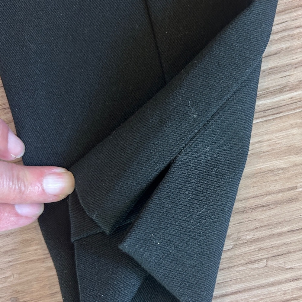 Reiss Tyne Black Skinny Zip Ankle Dress Pants - Picture 5 of 11